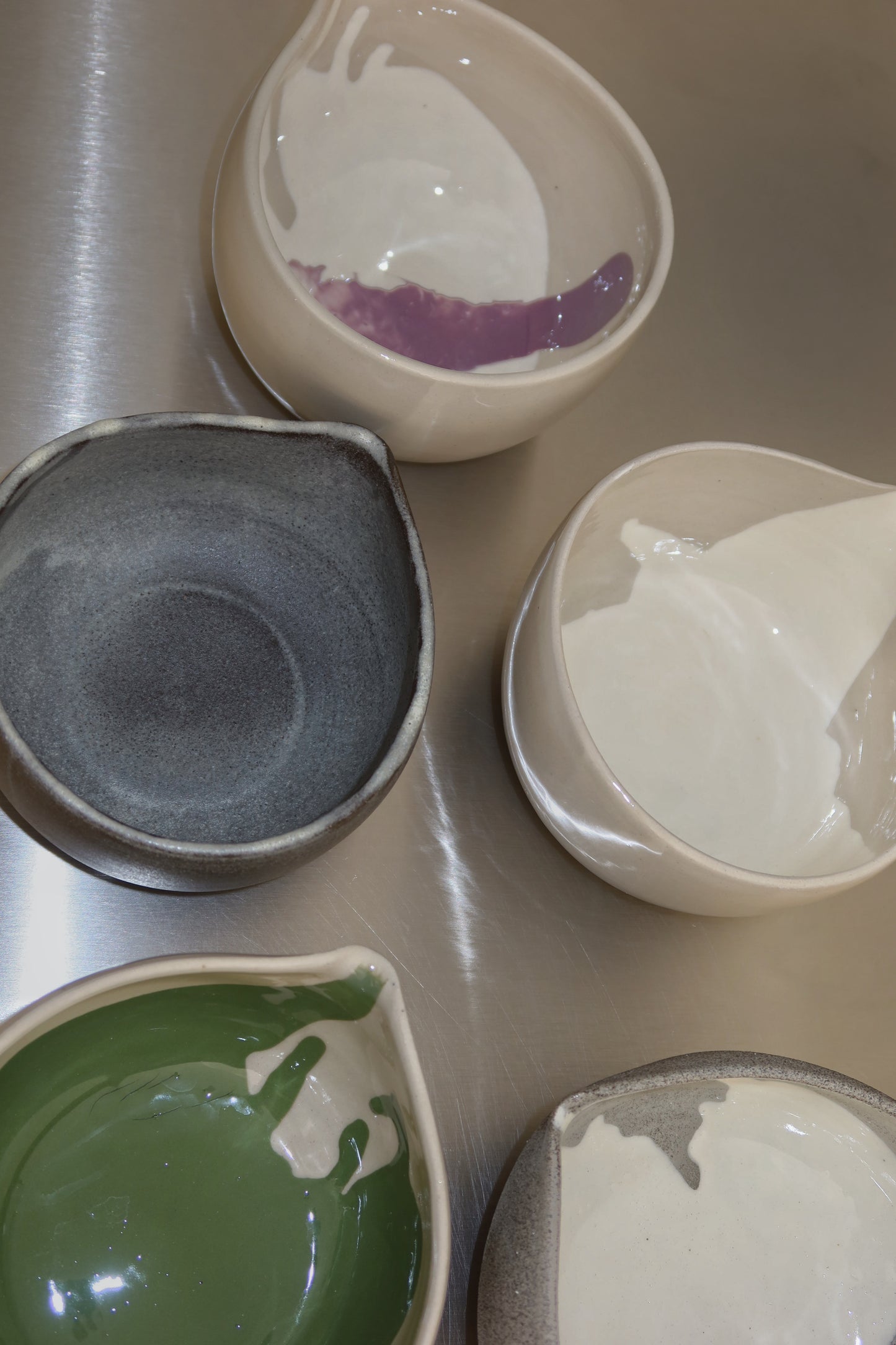 Matcha Bowls Beige Fluids